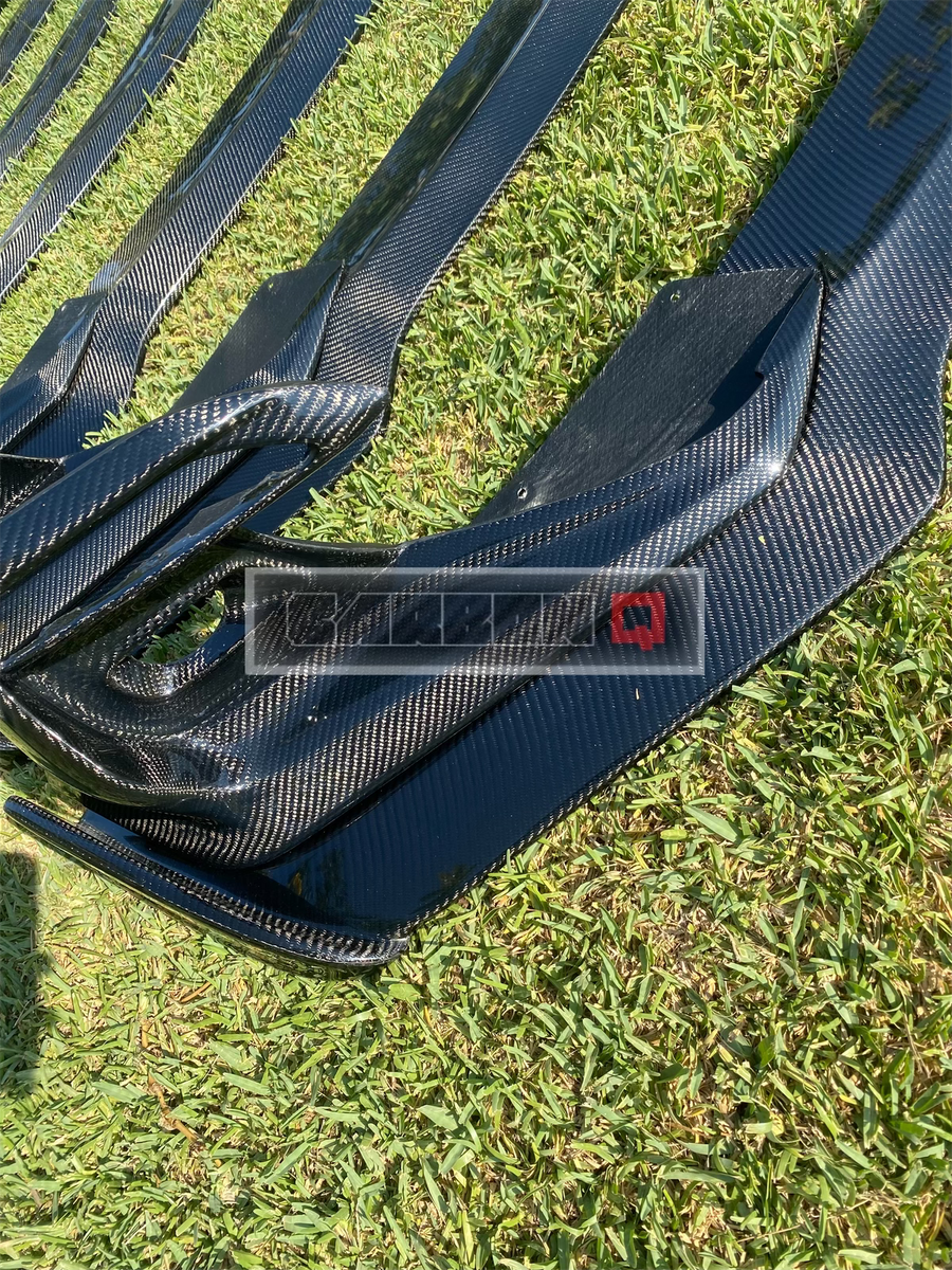 thumbnail image 2 of Carbon Fiber Look Fog Light Bezel For Infiniti Q50 Sport 2018-2023 – Pair 2 of 6