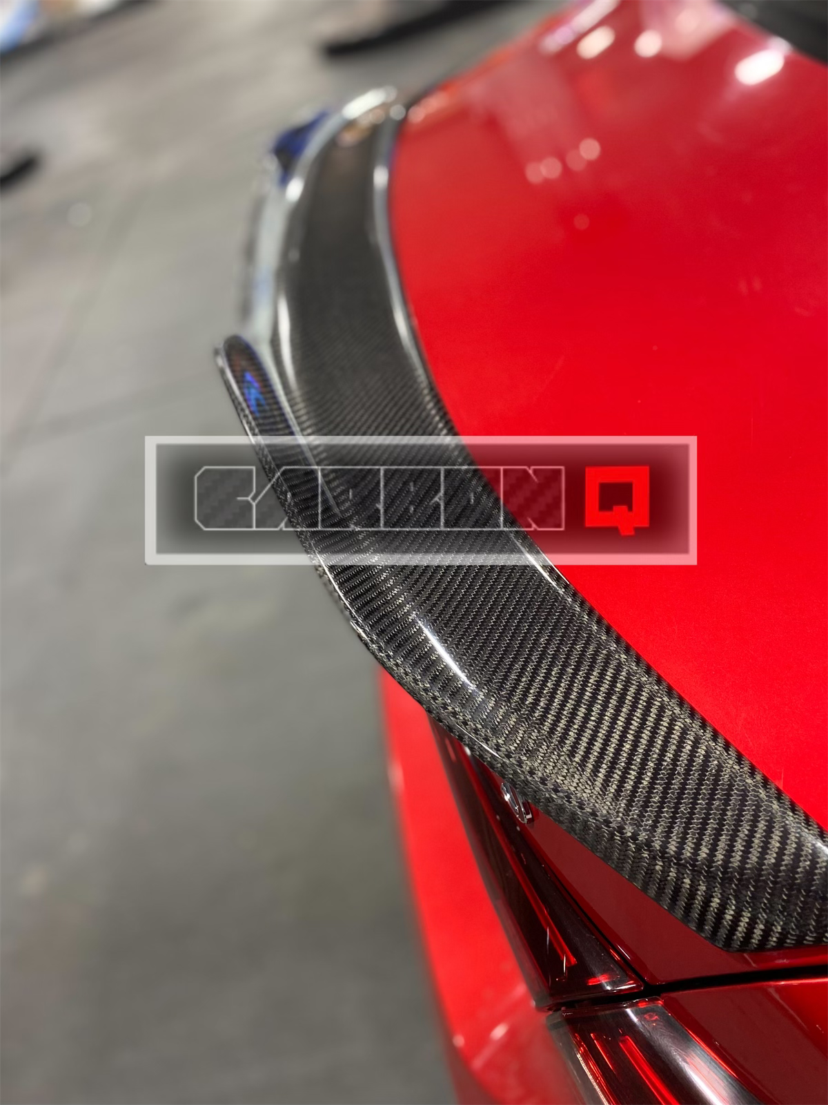 Q50 Carbon Fiber PSM Style Spoiler