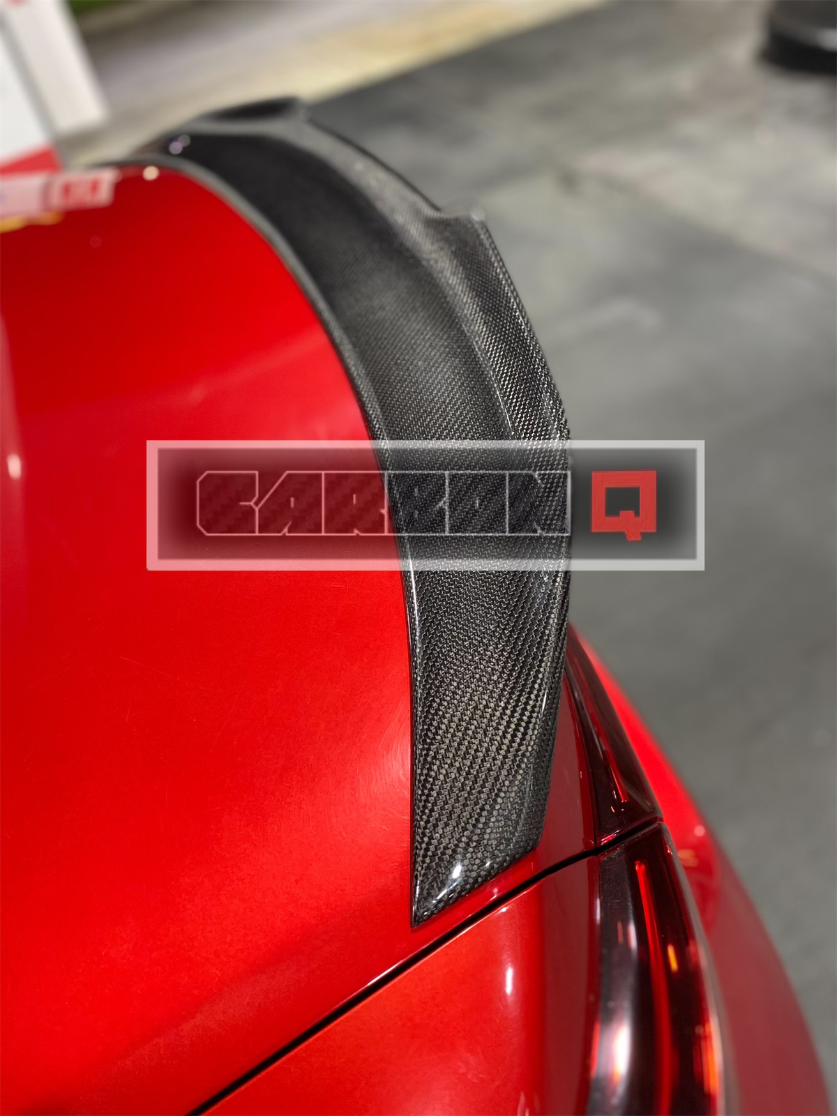 Q50 Carbon Fiber PSM Style Spoiler